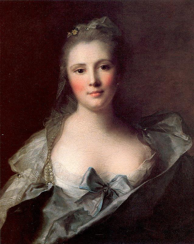 Jean Marc Nattier Mademoiselle Marsollier oil painting image